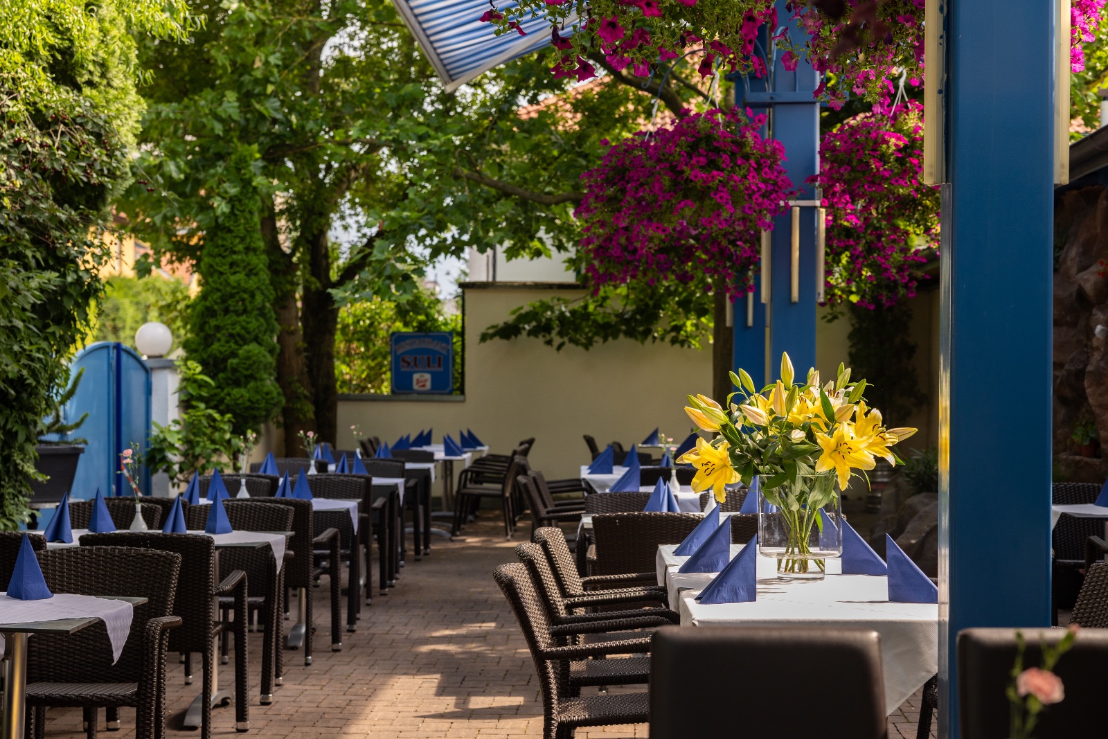 Der Gastgarten im Suli